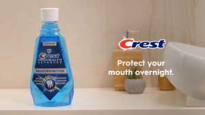 Crest Pro Health Advantage Mouthwash Multi-Protection 1L Smooth Mint Flavor