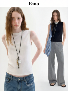 Sleek Slim Sleeveless Vest Tshirt