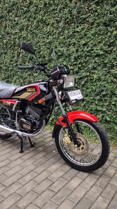 STRIPING stiker list body yamaha RX KING 1992 rxking full set hitam list merah terbaik ter murah Mahkota Stiker