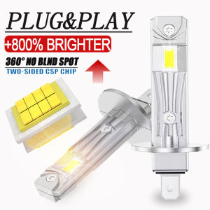 H1 LED Bulb Super Bright Car Headlight Lamp CANBUS 1 : 1 Mini Wireless Auto Ampoule Spotlights Fog Lights Plug&Play 6000K 12V