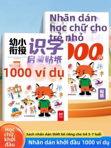 XIAOSHUGUOGUO | Sách Dán Nhãn Học Tập Sớm cho Trẻ Em