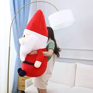 (MIỄN SHIP TẶNG ÔNG GIÀ NOEL NHỎ) Gấu bông Giáng sinh hình Ông già Noel loại lớn 60CM Tuần lộc Người tuyết dễ thương mẫu mới