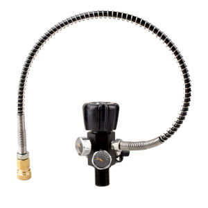 HPA Scuba M18*1.5 Gas Cylinder Refill Filling Charging Adapter Supply Valve 50CM Air Hose 4500PSI 300BAR Softair Station Diving