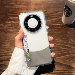 Huawei Mate80 Phone Case Cartoon Crayon Shinchan Home Series Womens New Model Transparent Silicone Soft Shell Full Lens Cover