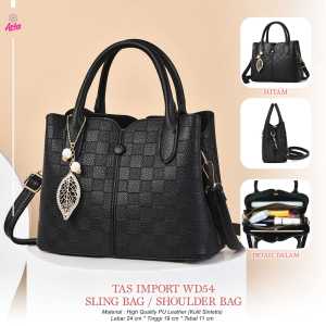BISA COD Tas Keren Import Sling Bag / Shoulder Bag / Hand Bag High Quality Tas Import WD54 Koleksi Tas Kerenz