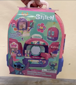 Đồ Chơi DISNEY - ST008-993A Bộ Ba Lô trang Điểm Nhân Vật Stitch (KT 26.3x15.2x30cm)