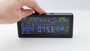 Solar Power TPMS Car Tire Pressure Alarm Monitor Intelligent Auto Security Alarm Digital Tyre Pressure Temperature Warning