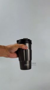 Tyeso Coffee Mug 400ml/500ml With Handle Pemegang Design 304 Stainless Steel Double Layer Direct Drinking Insulated Thermos Flask Tyeso Tumbler Cup Botol Air 咖啡杯保温杯保温瓶