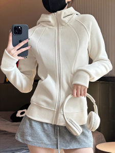 SUHUIQIAN | Insulated Fleece Lined Hoodie Outwear for Winter Autumn Slim Fit