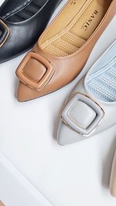 CLAIRO SAVERA | Basic Elegant Sepatu Flat Shoes Wanita - YY06