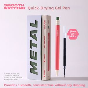 NEVER | Quick-Drying Heavy-Weight Black Ballpoint Pen