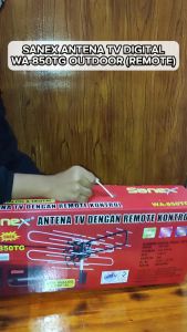 Sanex Antena TV Digital WA-850TG Outdoor (Remote) / Antena Luar / Antena Digital / Antena Luar / Antena Tv Smrt / Antena STB / Antena Tv Analog / Antena Tv  /  Antena  Harga Murah / Antena  Set Kabel / Antena Murah / Antena Stainles Set / Antena  Televisi