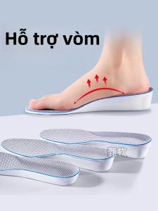 XIANZHAO | Miếng lót giày tăng chiều cao mềm mại hỗ trợ gót chân thoải mái cho nữ Miếng lót giày vô hình Miếng lót giày bằng cao su mềm