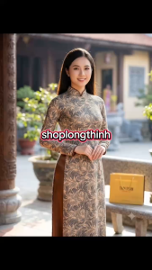[Thái Tuấn] Vải Gấm Hoa Đều Mềm Rũ May Áo Dài Đầm Đồ Bộ