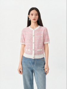 Koradior | Fragrant Thin Cotton and Linen Blended Knit Top
