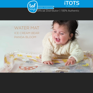 Taf Toys Baby Tummy Time Sensory Water Play Mat