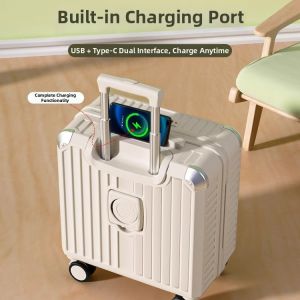 CHIZHIDU | New 2024 Lightweight Cabin Size Luggage 18 Inch