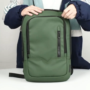 Heroic knight Mens Slim Multifunctional Business Backpack Waterproof Laptop Compartment Aesthetic Design for Outdoor Use