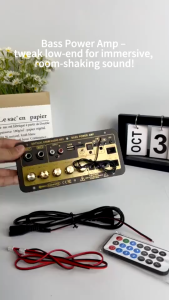 D50 D30 900W 12V/24V/220V Fiber Input Amplifier  Digital Bluetooth Stereo HiFi Bass Amplifier Board