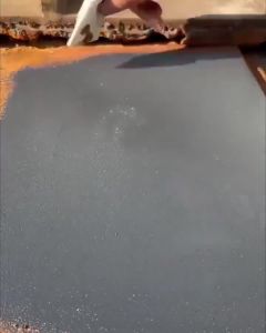 🌈2 IN 1🌈 GO0TI  Metal Anti Rust Paint 1KG with Brush Paint No Need Primer Coating Mildew Proof Waterproof Rust Remover Paint Pintura for Rusty Roof Colored Steel Metal Car Stair Handrail Rust Convert