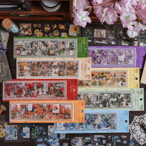 All Seasons Love PET Sticker Pack - Waterproof Creative Stickers for Journal Scrapbook Hand Account DIY Aesthetic Ins Style