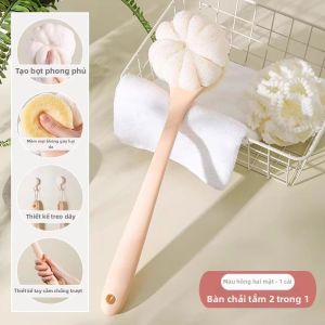 Bàn Chải Tắm Lông Mềm Hai Mặt