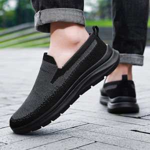 ORNGMALL รองเท้าลำลองผู้ชายรองเท้าผ้าใบรองเท้าส้นเตี้ยผู้ชายระบายอากาศรองเท้าส้นเตี้ยผู้ชายรองเท้าผ้าตาข่ายผู้ชายขนาดพิเศษ39-48