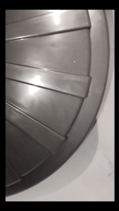 45 Liters Black Garbage Container/ Waste Plastic Can/Rotating Flat Trash Can/Basurahan/Garbage Bin Trash Can/Waste Disposal/Recycle Bin/High Quality Garbage CanWaste Containe/