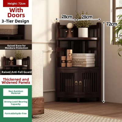 TUOJUE | Tea Display Cabinet Storage Non-wood Multi-level Corner Shelf