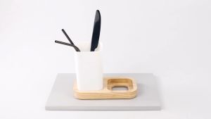 Tempat Sendok dan Garpu Aesthetic Rak Organizer Dapur 2 Box