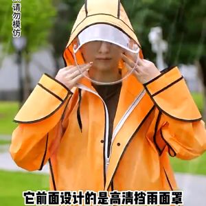 Áo Mưa Dáng Dài Bằng EVA Chống Mưa Toàn Thân Thời Trang Cho Người Lớn