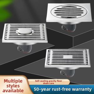 Anti-Odor 2-in-1 Use Stainless Steel Square Drain
