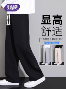 Loose Straight Leg Mens Casual Pants Desso Spring Autumn New Style Comfortable Sports Sweatpants Fashionable Youth Brand