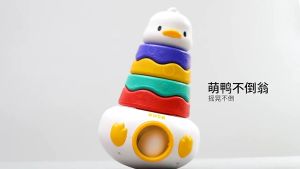 Đồ chơi xếp tháp lật đật kèm trứng cho bé