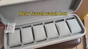 DELESYS 2/4/6/8/10/12 Positions New Travel Watch Box Dustproof Zipper Bag Portable Case Collector Storage Jewelry Storage Box