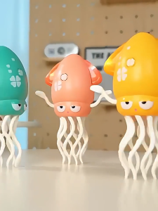 ⚡พร้อมส่ง⚡Tinykoala ของเล่นเด็ก ปลาหมึกเต้นรำมหัศจรรย์ มีเสียงเพลง มีไฟ  ตรวจจับการหลีกเลี่ยงสิ่งกีดขวาง ของเล่นคลาย