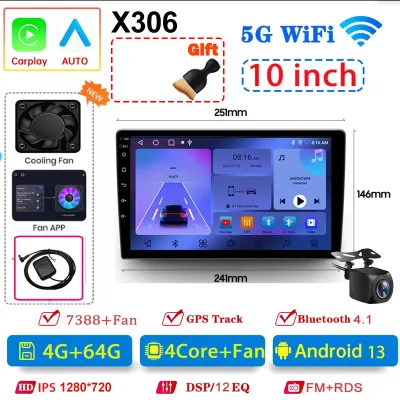 Android 13 32G/64G Multimedia Universal Car Radio Carplay Auto Player GPS Navigation for Toyota Hyundai Nissan VW 7 9 10 inch