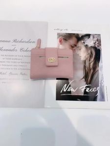 Janine Fashion ladies mini short purse zipper card holder coin wallet