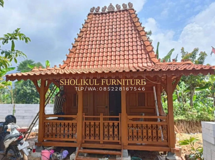 Rumah Joglo Mini ukuran 4m x 7m kayu jati lokal Lazada Indonesia