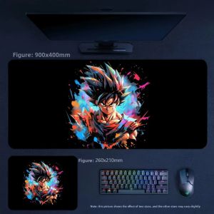 Bandai | Cartoon Animation Dragon Ball Goku Series Rubber Mouse Pad Two-dimensional Animation Peripheral Gifts Boys Non-slip Mouse Pad