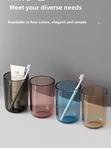 WEIMEIYUAN | Cute Couple Friendly Simple European Style Luxurious Toothbrush Cup