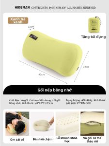HIKEMAN | Gối Du Lịch Dã Ngoại Bọt Nhựa Đệm Hỗ Trợ Cổ & Thắt Lưng