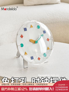 นาฬิกาตั้งโต๊ะ Mandelda Bubble Balloon ตกแต่งบ้าน ตกแต่งโต๊ะทำงาน นาฬิกาติดผนัง ศิลปะ นาฬิกาตั้งโต๊ะ ห้องนั่งเล่น วัสดุอื่นๆ