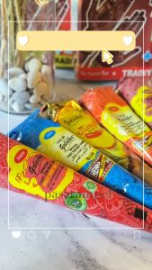 Golecha Henna Cone (1/2 Box isi 6pcs) Warna Lengkap Tahan Air