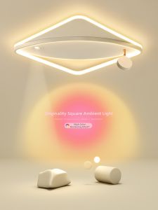 Creative Simple Geometric LED Ceiling Light