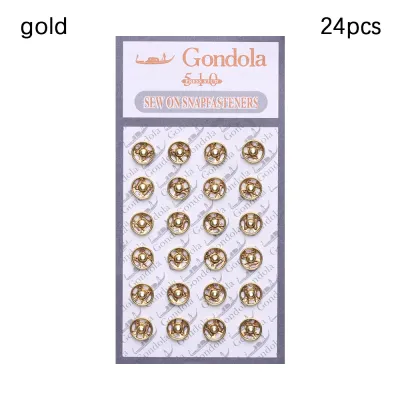 10/24pcs Cute Girl Gift Invisible Snap Craft Metal Buckles Clothing Sewing Buckle DIY Clothes Mini Buttons DIY Doll Clothes