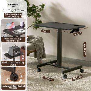 Foldable Movable Height Adjustable Desk