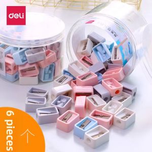 deli | Dual-hole Portable Manual Pencil Sharpener