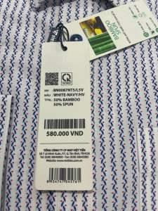 (8N0087)Áo so mi viettien dài tay (Regular fit )( hơi ôm )