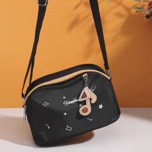 2023 ใหม่ผ้าOxfordกระเป๋าสี่เหลี่ยมเล็กๆสําหรับผู้หญิงลําลองไนลอนไหล่กระเป๋าCrossbodyสายคล้องผ้าใบกระเป๋าแม่